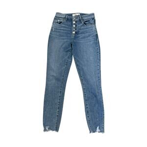 Abercrombie & Fitch Super Skinny Ankle High Rise Jeans Women's 2, Casual Preppy